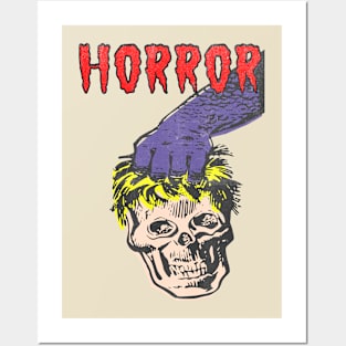 vintage horror Posters and Art